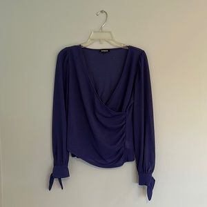 Express women’s small Blue shirt. Size small